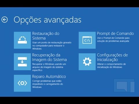 Modo de reparação do windows 7 ou 8 ou 10 como resolver todas versões