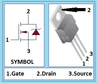 Teste do Mosfet Canal N | Multímetro Digital