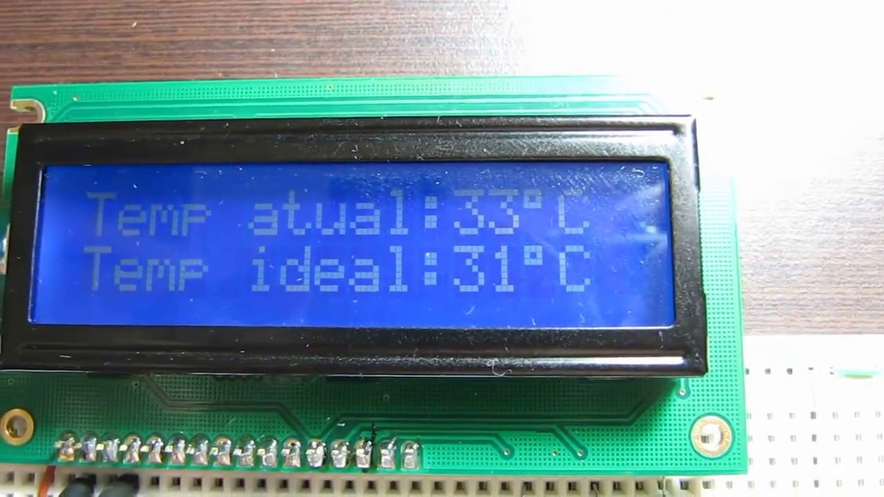 Termostato com acionamento por temperatura Arduino funcionamento