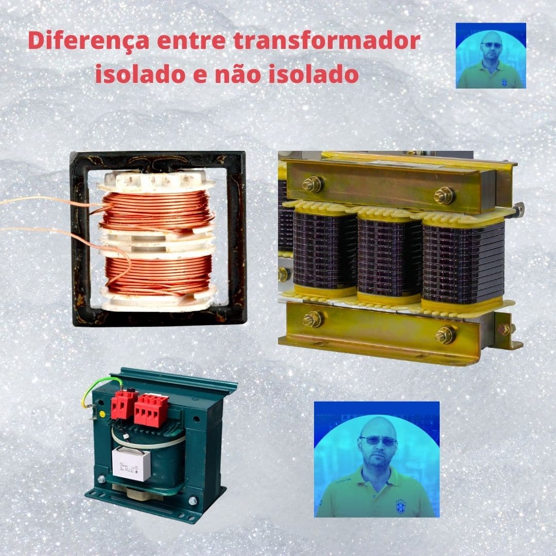 Diferença entre transformador isolado e não isolado