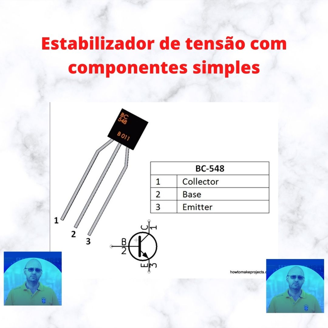 Estabilizador de tensão para fonte 24V para 12V
