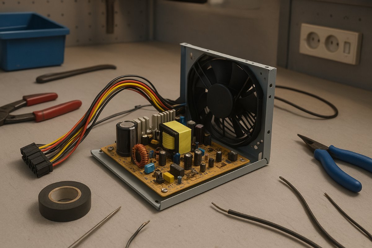 Como reaproveitar uma fonte de PC para outros projetos