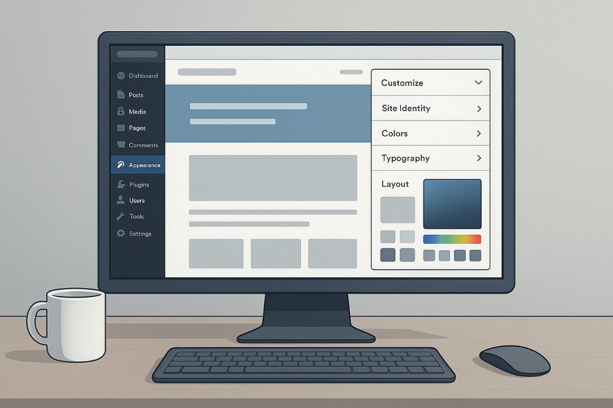 Como fazer um site profissional, rápido, fácil e grátis: Parte 5 — temas e aparências