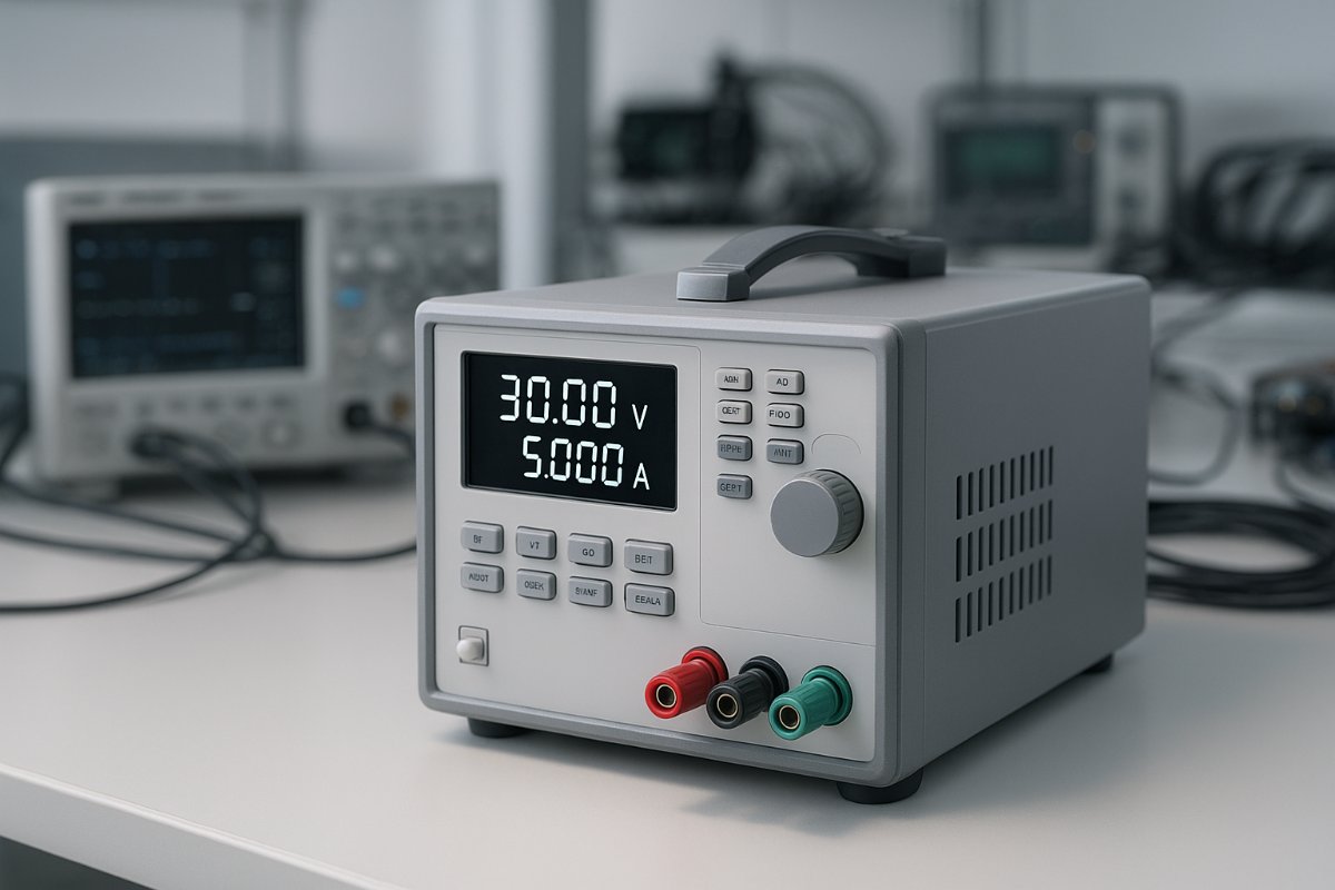 Fonte profissional de bancada de 0 a 30 V com 5 A: como funciona e para que serve