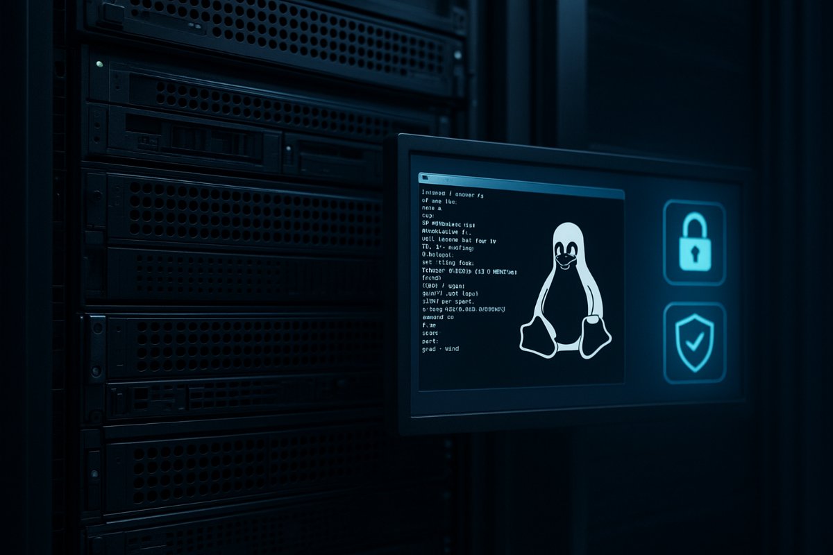 Servidor Linux em ambiente de data center com foco em segurança