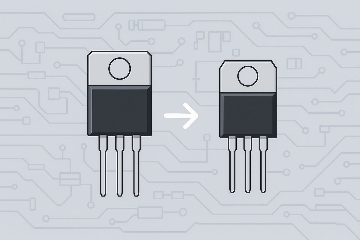 Datasheet do TIP41 e do TIP35: diferenças entre os transistores