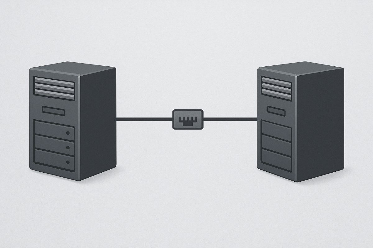 Ilustração de IAX conectando servidores Asterisk