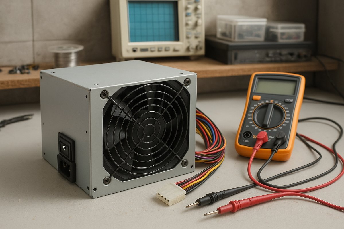 Alteração de fonte de computador para 13,5 V
