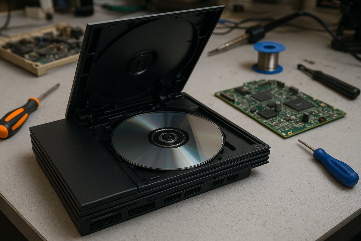 PlayStation 2: como resolver o DVD arranhado pelo flat cable passo a passo