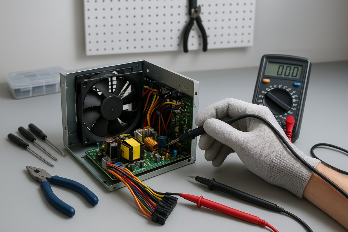Como consertar fonte de computador passo a passo: 2 novas dicas