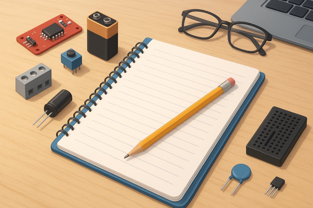 Revisão dos conceitos aprendidos em eletrônica básica