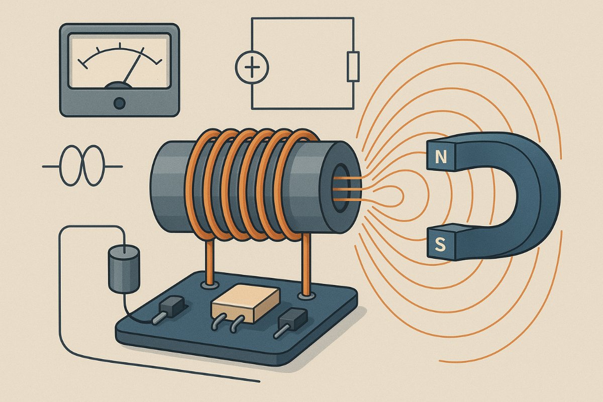 Eletrônica Básica 4: Eletromagnetismo — como funciona, gerador, motor e transformador