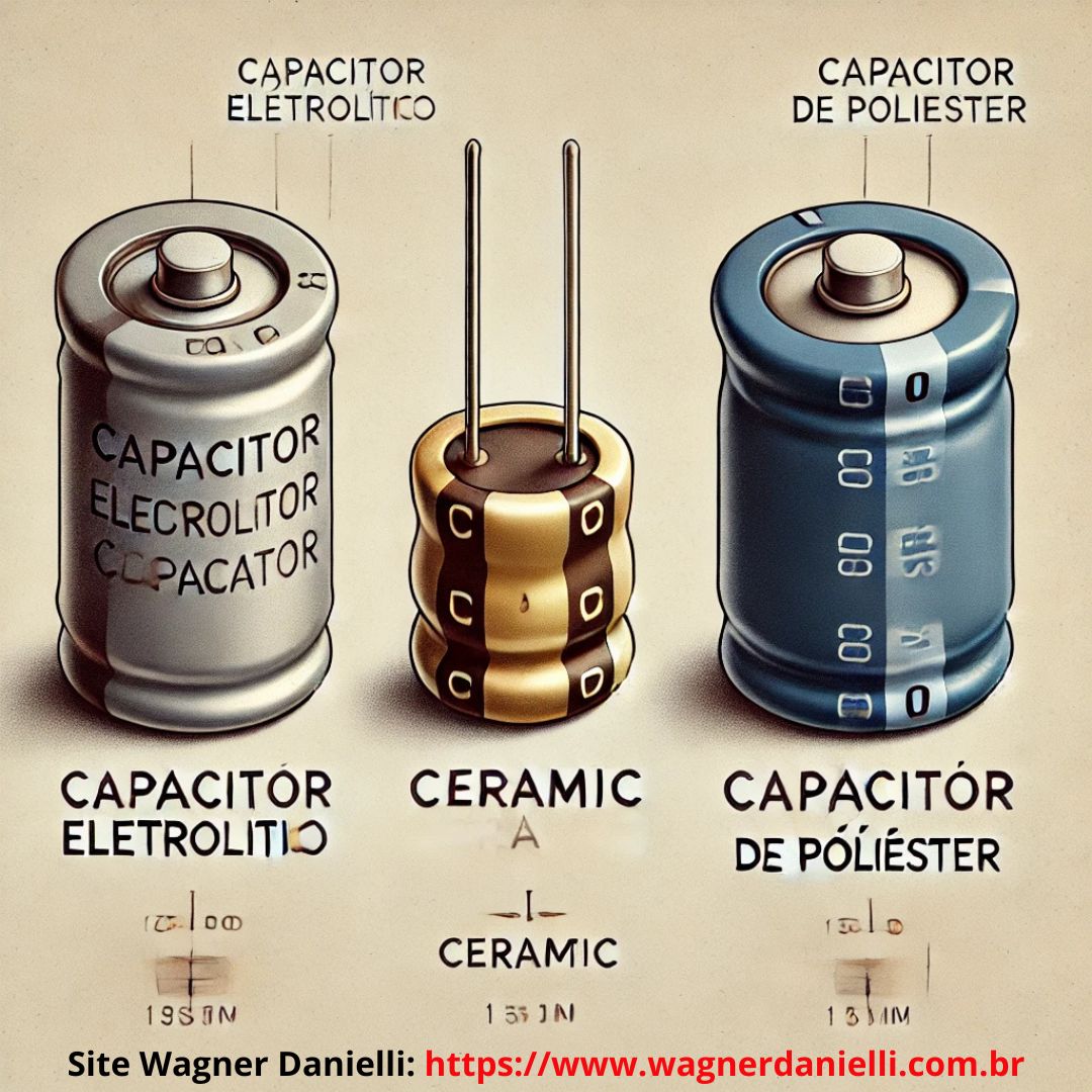 Capacitores Eletrolíticos, Cerâmicos e de Poliéster: Entendendo Suas Funções e Aplicações