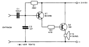 Como funciona um transistor? 1 amplificadorDeAudioSuperSimples