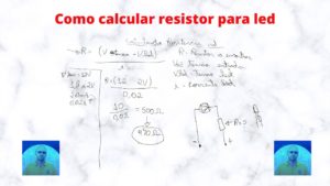 Como calcular resistor para led youtube